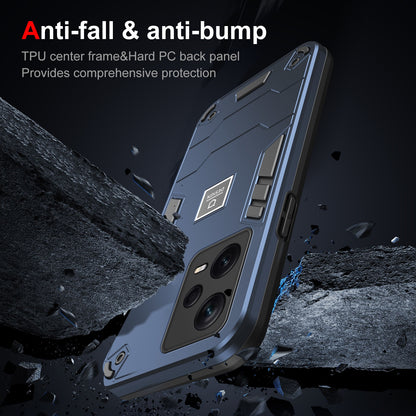 Xiaomi Redmi Note 12 Pro+ Global 2 in 1 Shockproof, Lightweight Phone Case with TPU+PC Material, Fashionable Design, and Precise Cut-outs