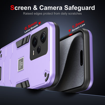 Xiaomi Redmi Note 12 Pro+ Global 2 in 1 Shockproof, Lightweight Phone Case with TPU+PC Material, Fashionable Design, and Precise Cut-outs