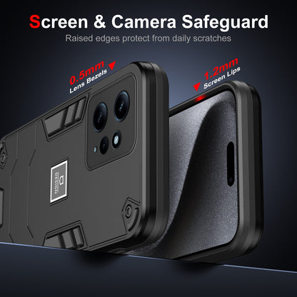 Xiaomi Redmi Note 12 4G Global 2 in 1 Shockproof, Lightweight Phone Case with TPU+PC Material, Fashionable Design, and Precise Cut-outs