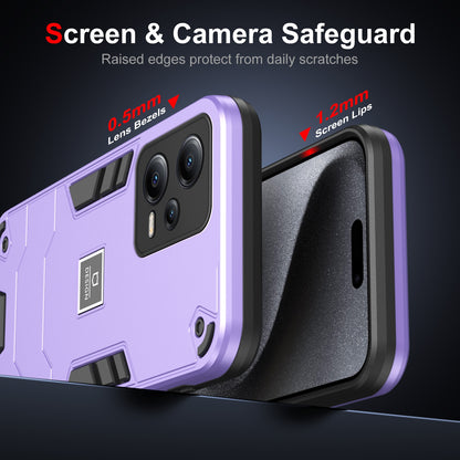Xiaomi Redmi Note 12 5G Global 2 in 1 Shockproof, Lightweight Phone Case with TPU+PC Material, Fashionable Design, and Precise Cut-outs