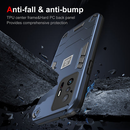 Xiaomi Mi 11T 2 in 1 Shockproof, Lightweight Phone Case with TPU+PC Material, Fashionable Design, and Precise Cut-outs