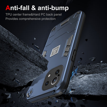 Xiaomi 11 Lite 2 in 1 Shockproof, Lightweight Phone Case with TPU+PC Material, Fashionable Design, and Precise Cut-outs