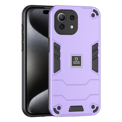 Xiaomi 11 Lite 2 in 1 Shockproof, Lightweight Phone Case with TPU+PC Material, Fashionable Design, and Precise Cut-outs