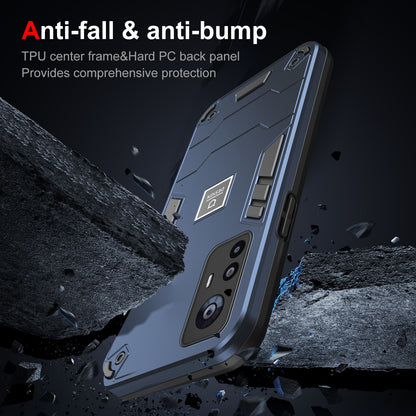 Xiaomi 12T 2 in 1 Shockproof, Lightweight Phone Case with TPU+PC Material, Fashionable Design, and Precise Cut-outs