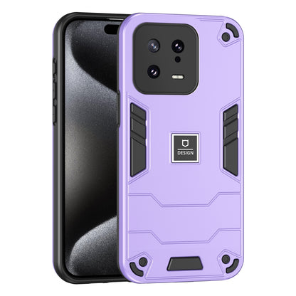 Xiaomi 13 2 in 1 Shockproof, Lightweight Phone Case with TPU+PC Material, Fashionable Design, and Precise Cut-outs