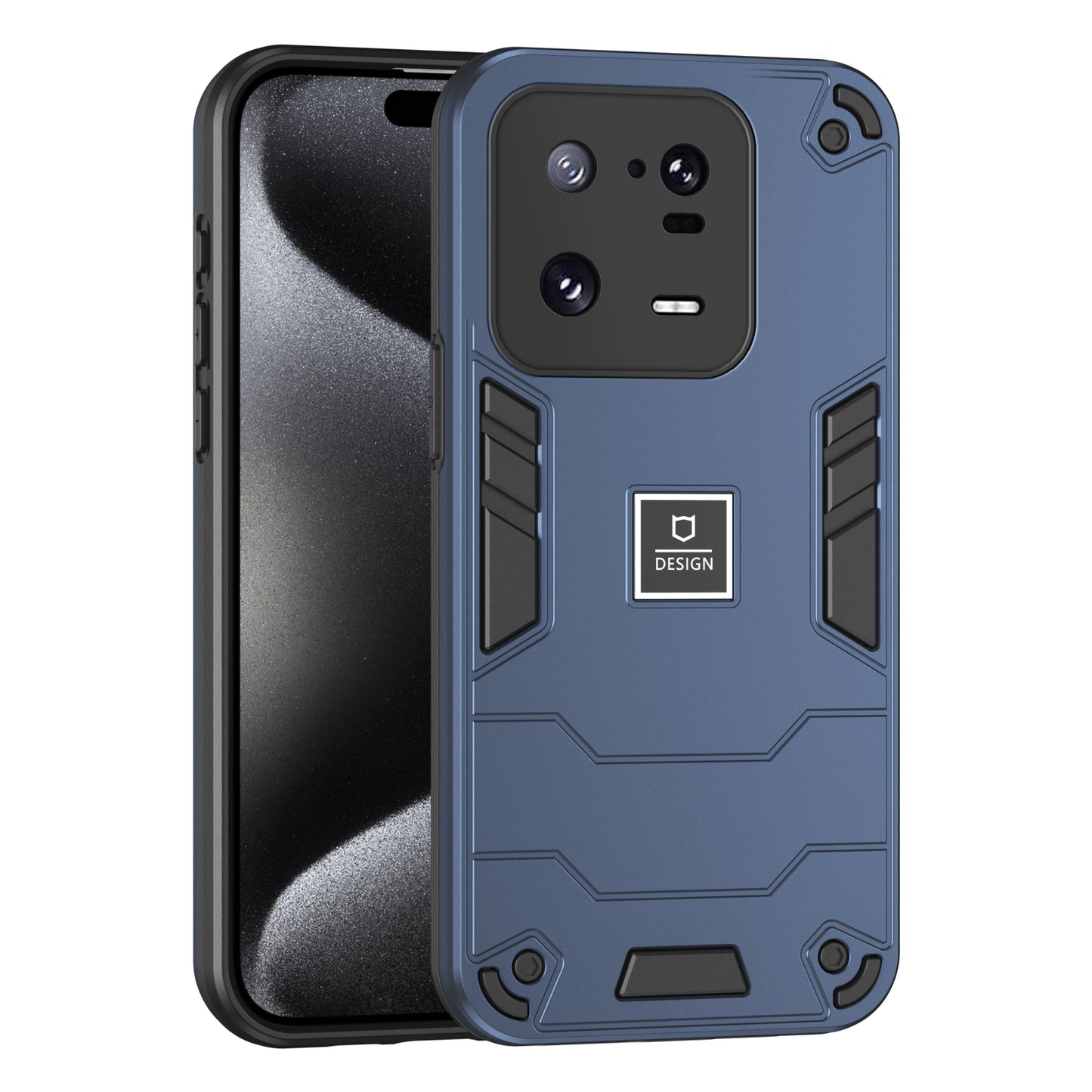 Xiaomi 13 Pro 2 in 1 Shockproof, Lightweight Phone Case with TPU+PC Material, Fashionable Design, and Precise Cut-outs