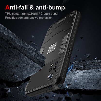 Xiaomi Poco X4 Pro 5G 2 in 1 Shockproof, Lightweight Phone Case with TPU+PC Material, Fashionable Design, and Precise Cut-outs
