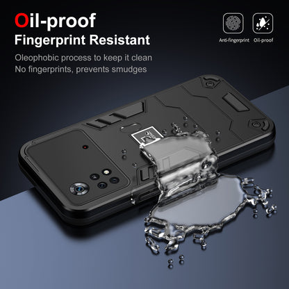Xiaomi Poco X4 Pro 5G 2 in 1 Shockproof, Lightweight Phone Case with TPU+PC Material, Fashionable Design, and Precise Cut-outs
