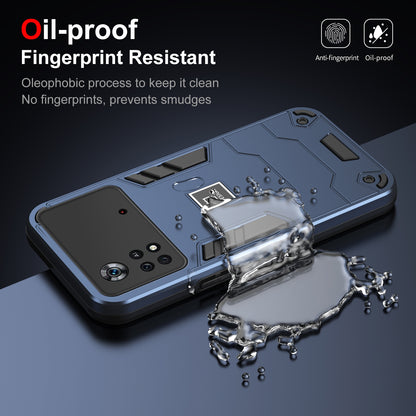 Xiaomi Poco X4 Pro 5G 2 in 1 Shockproof, Lightweight Phone Case with TPU+PC Material, Fashionable Design, and Precise Cut-outs