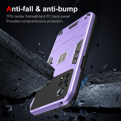 Xiaomi Poco X4 Pro 5G 2 in 1 Shockproof, Lightweight Phone Case with TPU+PC Material, Fashionable Design, and Precise Cut-outs