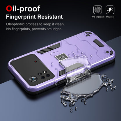 Xiaomi Poco X4 Pro 5G 2 in 1 Shockproof, Lightweight Phone Case with TPU+PC Material, Fashionable Design, and Precise Cut-outs