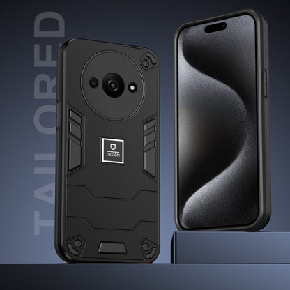 Xiaomi Redmi A3 2 in 1 Shockproof, Lightweight Phone Case with TPU+PC Material, Fashionable Design, and Precise Cut-outs