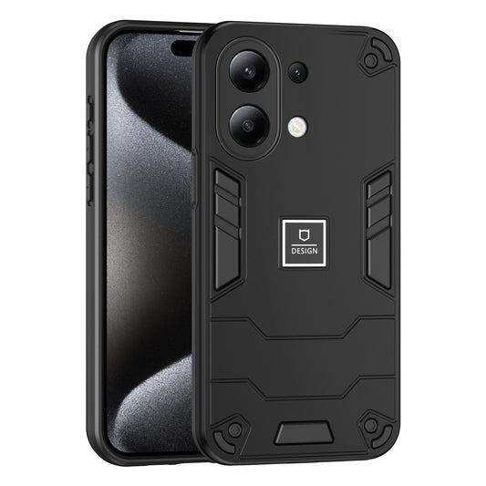 Xiaomi Redmi Note 13 4G Global 2 in 1 Shockproof, Lightweight Phone Case with TPU+PC Material, Fashionable Design, and Precise Cut-outs