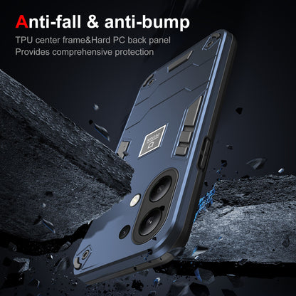 Xiaomi Redmi Note 13 4G Global 2 in 1 Shockproof, Lightweight Phone Case with TPU+PC Material, Fashionable Design, and Precise Cut-outs