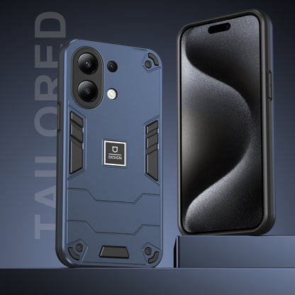 Xiaomi Redmi Note 13 4G Global 2 in 1 Shockproof, Lightweight Phone Case with TPU+PC Material, Fashionable Design, and Precise Cut-outs