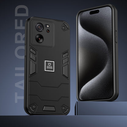 Xiaomi 13T 2 in 1 Shockproof, Lightweight Phone Case with TPU+PC Material, Fashionable Design, and Precise Cut-outs