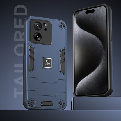 Xiaomi 13T 2 in 1 Shockproof, Lightweight Phone Case with TPU+PC Material, Fashionable Design, and Precise Cut-outs