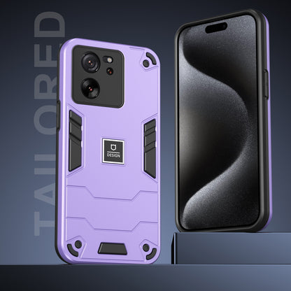 Xiaomi 13T 2 in 1 Shockproof, Lightweight Phone Case with TPU+PC Material, Fashionable Design, and Precise Cut-outs