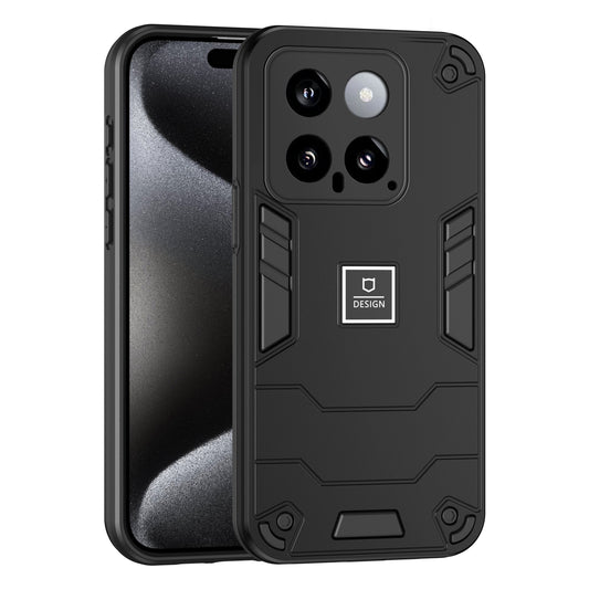 Xiaomi 14 2 in 1 Shockproof, Lightweight Phone Case with TPU+PC Material, Fashionable Design, and Precise Cut-outs