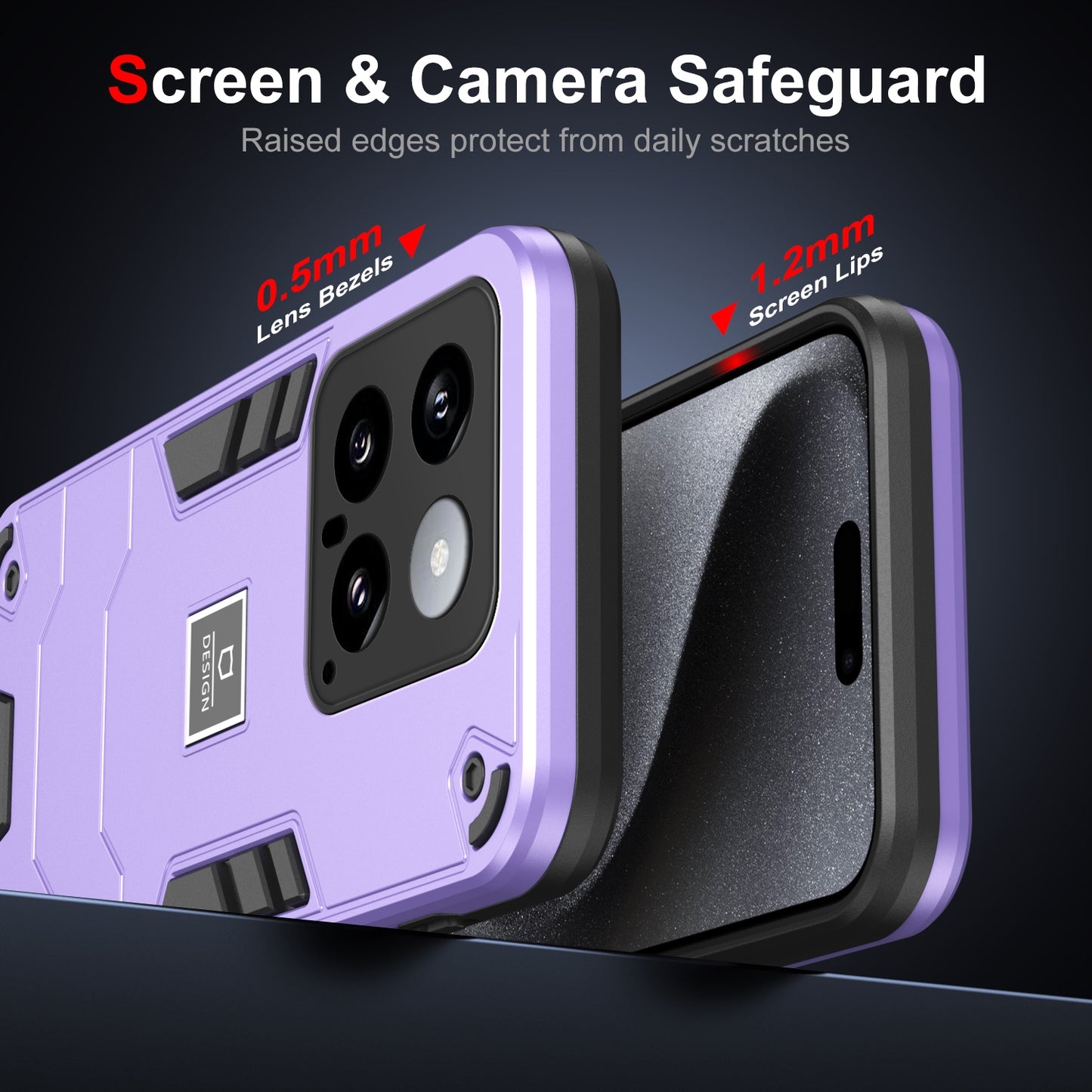Xiaomi 14 2 in 1 Shockproof, Lightweight Phone Case with TPU+PC Material, Fashionable Design, and Precise Cut-outs