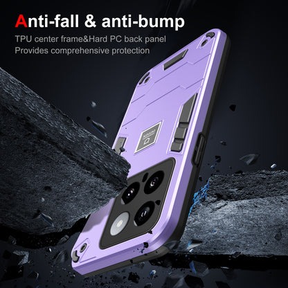 Xiaomi 14 2 in 1 Shockproof, Lightweight Phone Case with TPU+PC Material, Fashionable Design, and Precise Cut-outs