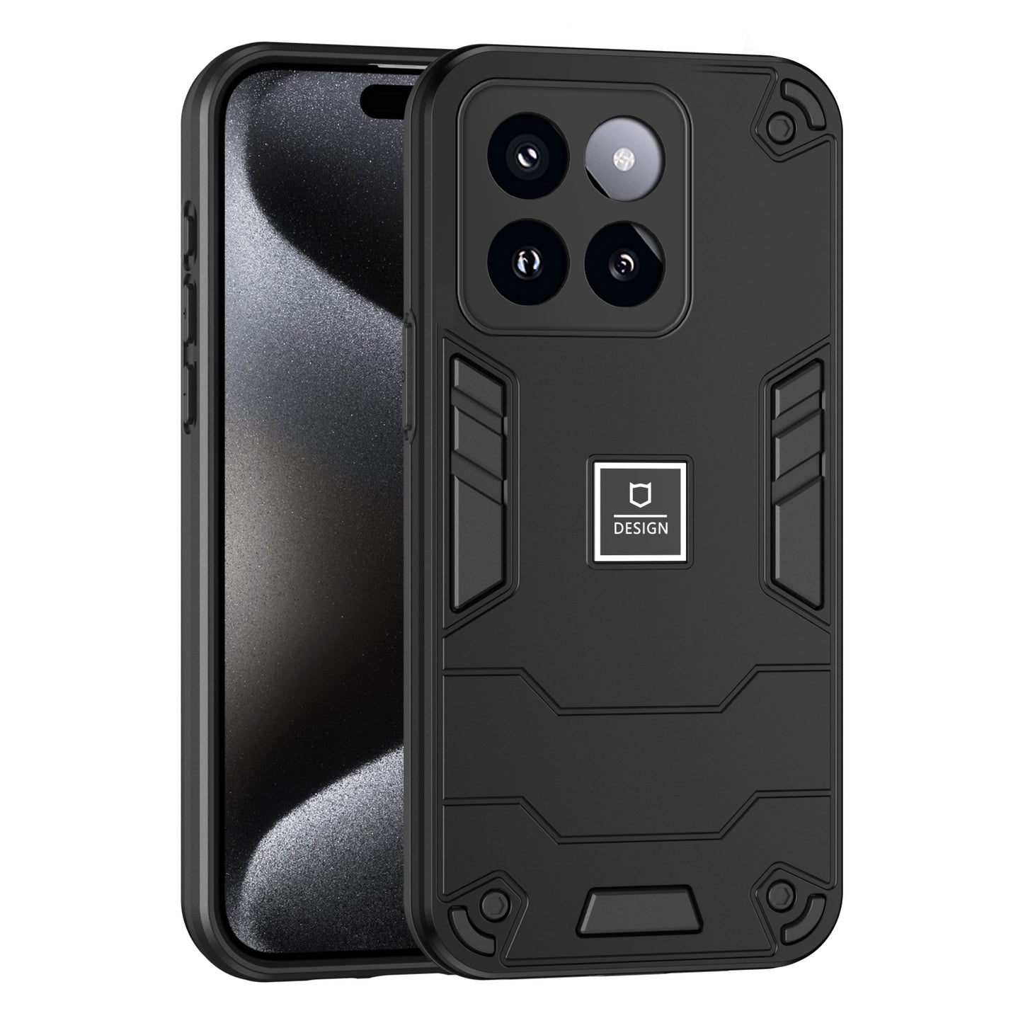 Xiaomi 14 Pro 2 in 1 Shockproof, Lightweight Phone Case with TPU+PC Material, Fashionable Design, and Precise Cut-outs