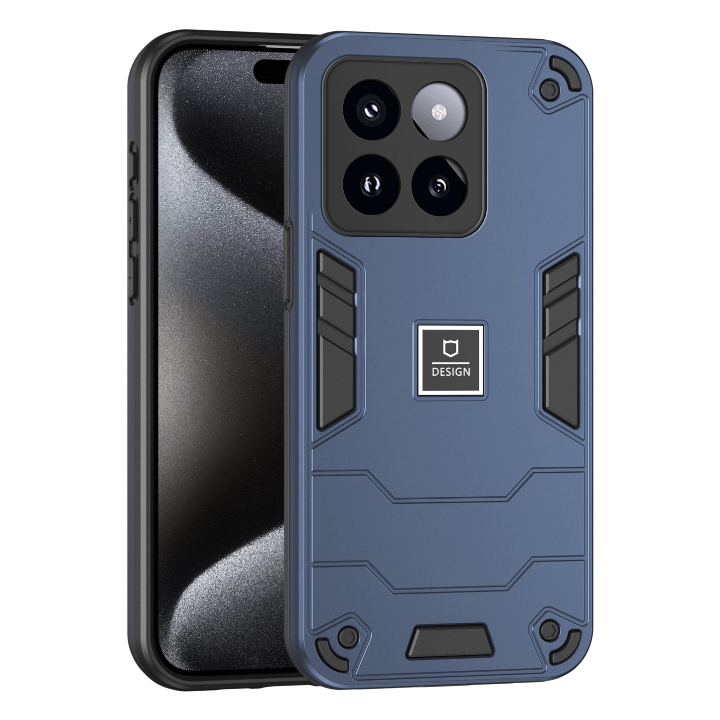 Xiaomi 14 Pro 2 in 1 Shockproof, Lightweight Phone Case with TPU+PC Material, Fashionable Design, and Precise Cut-outs