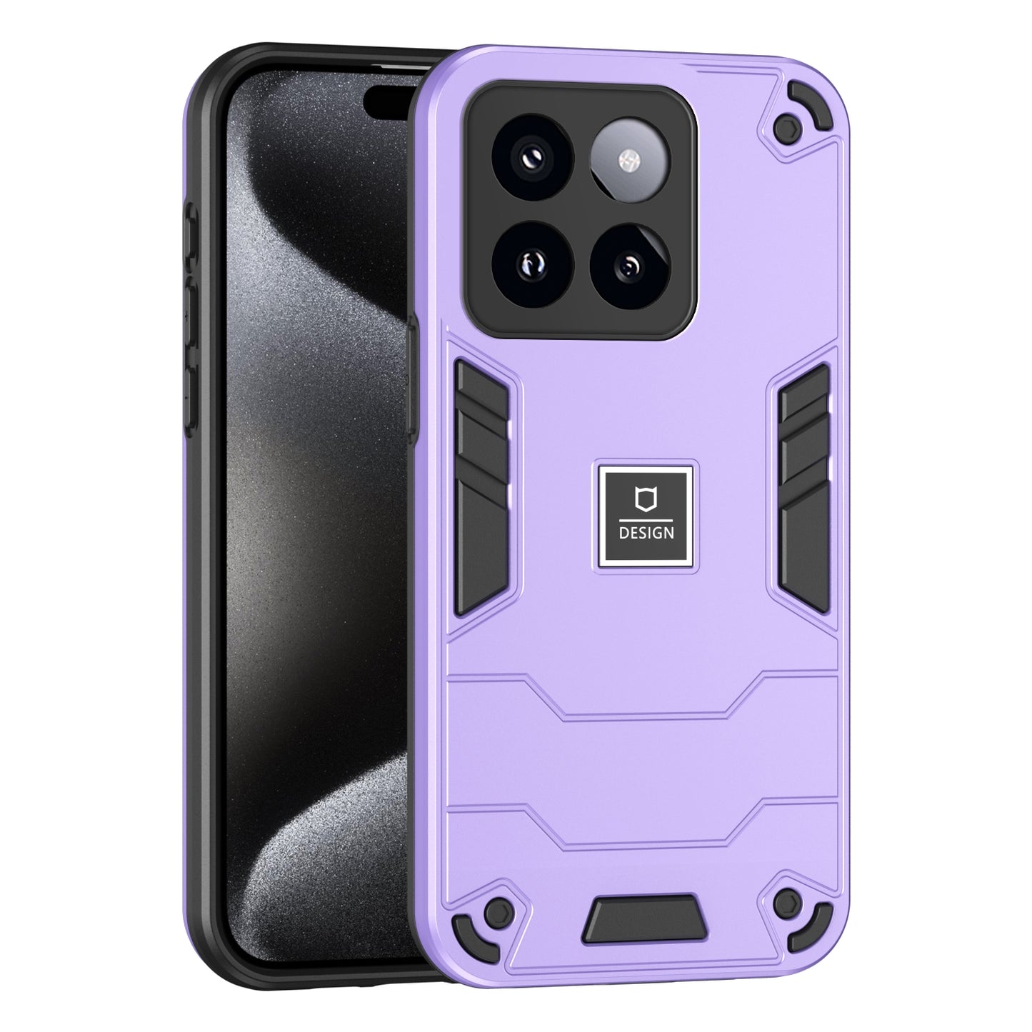 Xiaomi 14 Pro 2 in 1 Shockproof, Lightweight Phone Case with TPU+PC Material, Fashionable Design, and Precise Cut-outs
