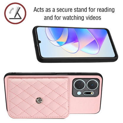 Honor Play 7T Leather Case with Card Holder & RFID Protection, Long Lanyard Included