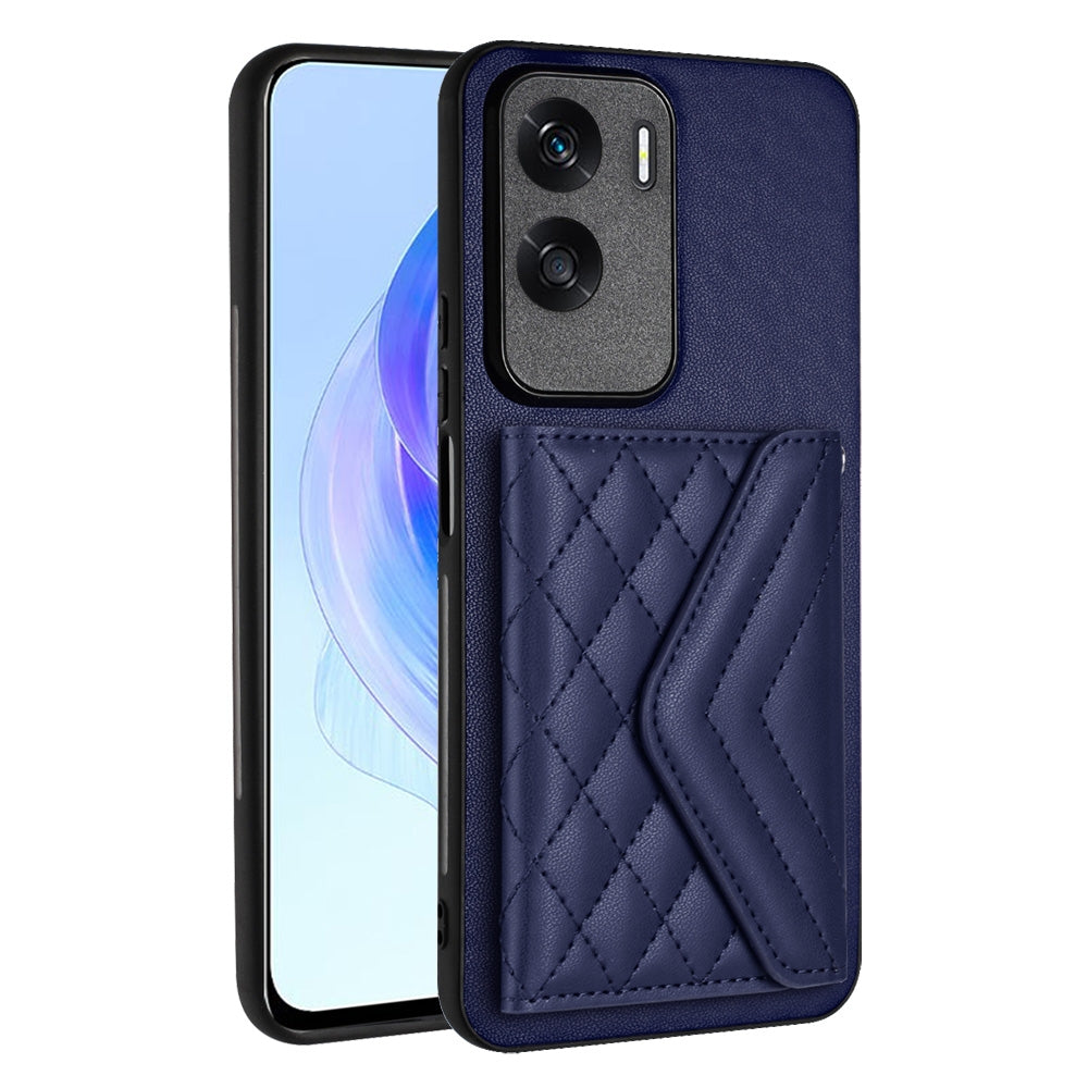 Honor X50i Leather Case with Card Holder & RFID Protection, Long Lanyard Included
