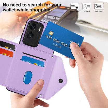 Honor X50i Leather Case with Card Holder & RFID Protection, Long Lanyard Included