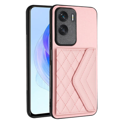 Honor X50i Leather Case with Card Holder & RFID Protection, Long Lanyard Included