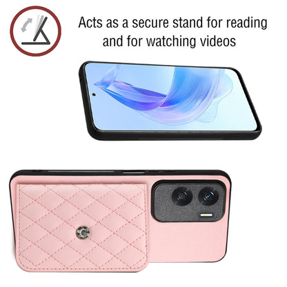Honor X50i Leather Case with Card Holder & RFID Protection, Long Lanyard Included