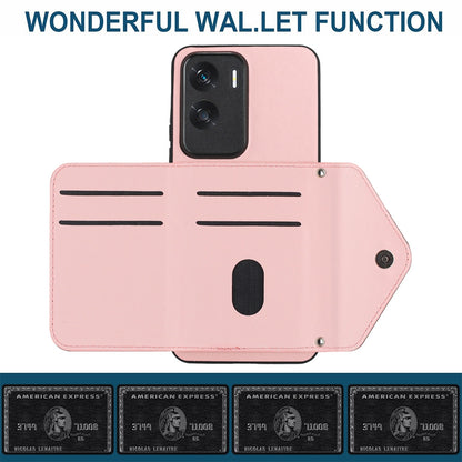 Honor X50i Leather Case with Card Holder & RFID Protection, Long Lanyard Included
