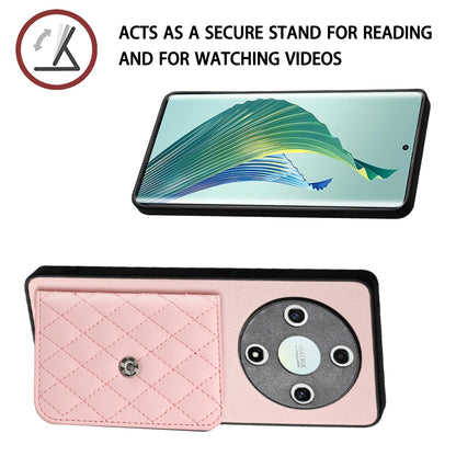 Honor Magic 6 Lite Leather Case with Card Holder & RFID Protection, Long Lanyard Included