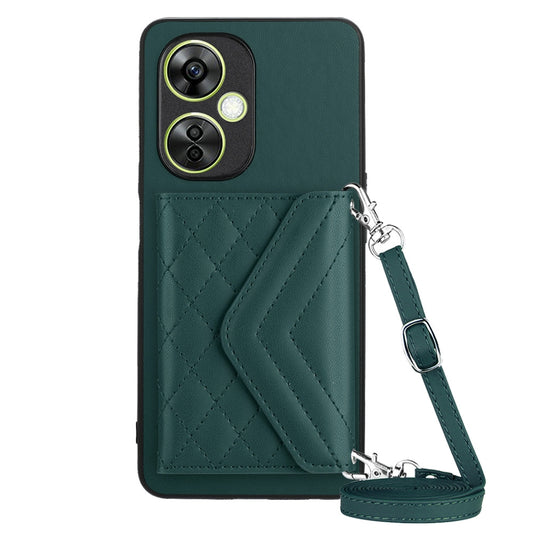 OPPO K11X Leather Case with Card Holder & RFID Protection, Long Lanyard Included