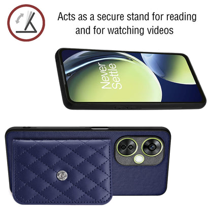 OnePlus Nord CE 3 Lite Leather Case with Card Holder & RFID Protection, Long Lanyard Included