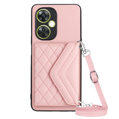 OPPO K11X Leather Case with Card Holder & RFID Protection, Long Lanyard Included