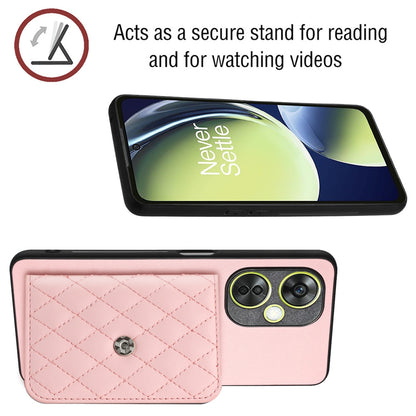 OnePlus Nord CE 3 Lite Leather Case with Card Holder & RFID Protection, Long Lanyard Included