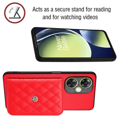 OnePlus Nord CE 3 Lite Leather Case with Card Holder & RFID Protection, Long Lanyard Included