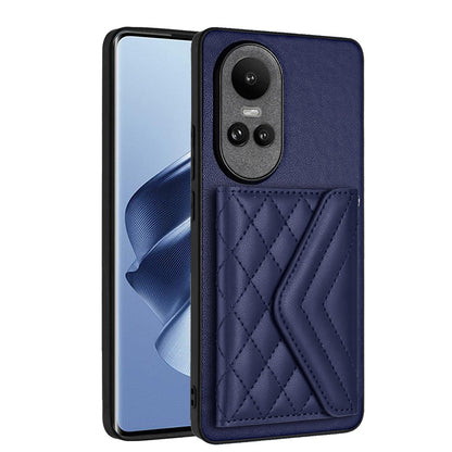 OPPO Reno10 5G Leather Case with Card Holder & RFID Protection, Long Lanyard Included
