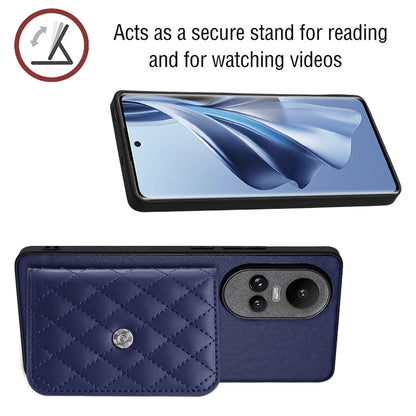 OPPO Reno10 5G Leather Case with Card Holder & RFID Protection, Long Lanyard Included