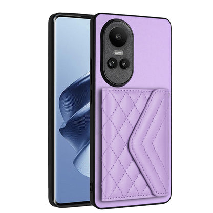 OPPO Reno10 5G Leather Case with Card Holder & RFID Protection, Long Lanyard Included
