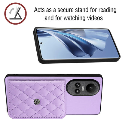 OPPO Reno10 5G Leather Case with Card Holder & RFID Protection, Long Lanyard Included