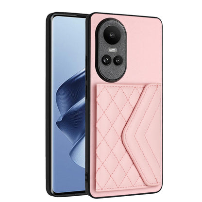 OPPO Reno10 5G Leather Case with Card Holder & RFID Protection, Long Lanyard Included