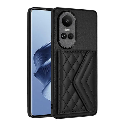 OPPO Reno10 5G Leather Case with Card Holder & RFID Protection, Long Lanyard Included
