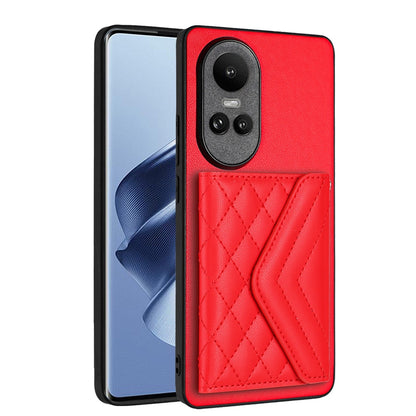 OPPO Reno10 5G Leather Case with Card Holder & RFID Protection, Long Lanyard Included