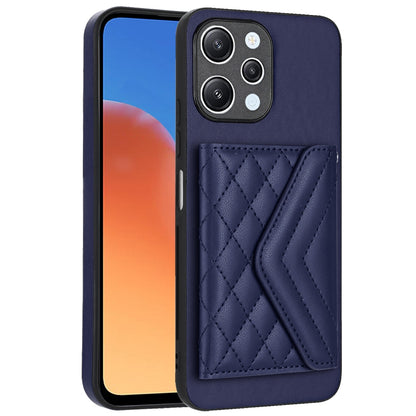 Xiaomi Redmi 12 4G Leather Case with Card Holder & RFID Protection, Long Lanyard Included