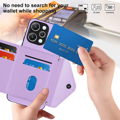 Xiaomi Redmi 12 4G Leather Case with Card Holder & RFID Protection, Long Lanyard Included
