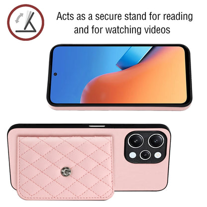 Xiaomi Redmi 12 4G Leather Case with Card Holder & RFID Protection, Long Lanyard Included